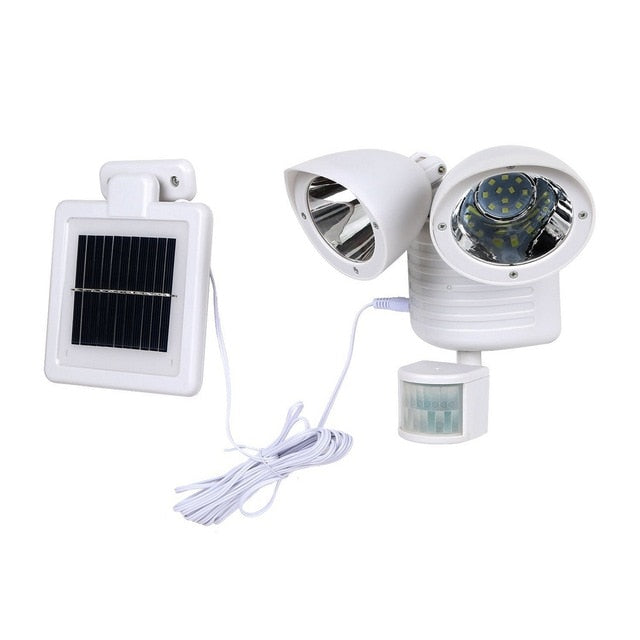 22 LED Outdoor Solar Light Dual Detector Motion Sensor Security Lighting Waterproof Street Wall Lights Garden Yard Wall Lamp