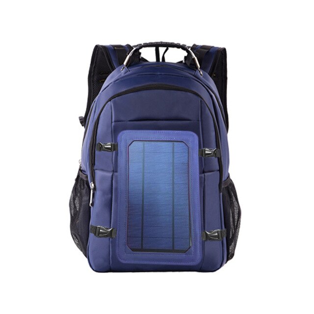 New Solar Charging USB Backpack men Fashion Casual Business Backpack Oxford Cloth Outdoor Bag