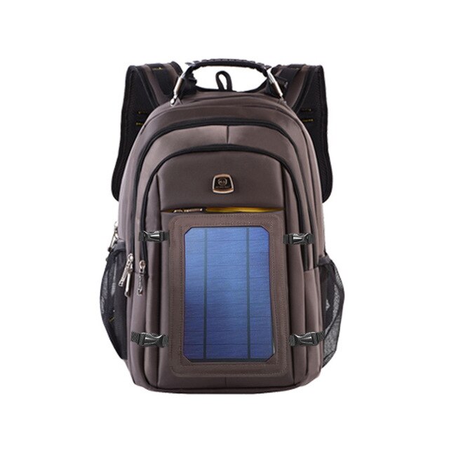 New Solar Charging USB Backpack men Fashion Casual Business Backpack Oxford Cloth Outdoor Bag