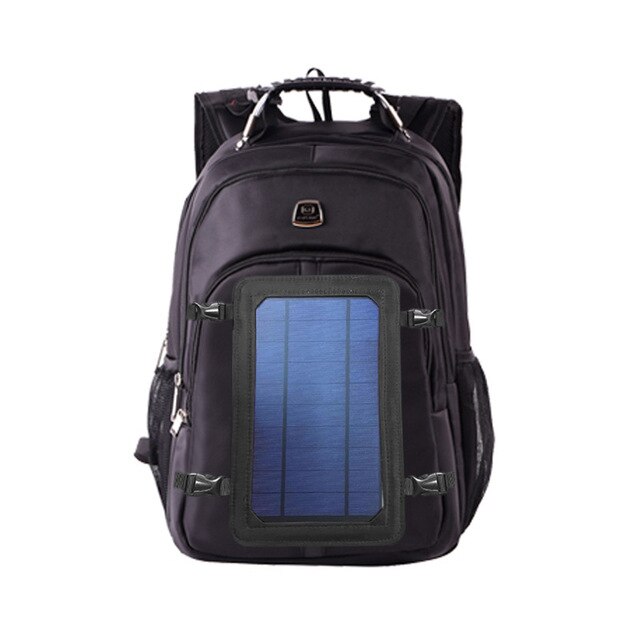 New Solar Charging USB Backpack men Fashion Casual Business Backpack Oxford Cloth Outdoor Bag