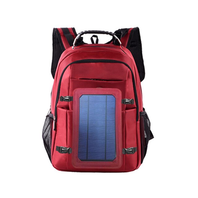 New Solar Charging USB Backpack men Fashion Casual Business Backpack Oxford Cloth Outdoor Bag