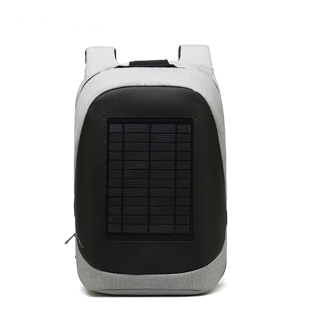 Multifunction Solar Energy Rechargeable Backpack Men Anti Thief Waterproof 15.6 inch USB Charging Laptop Backpack Travel Bags