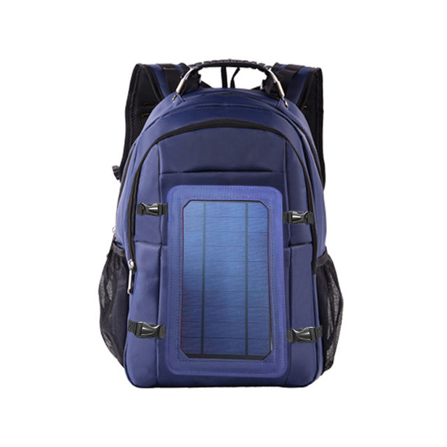 Solar Charging Backpack Fashion Casual Business Backpack Oxford Cloth Outdoor Bag