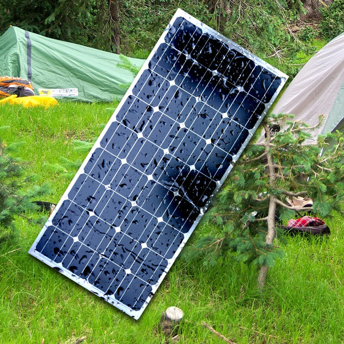 DOKIO 100W 18 Volt Black Solar Panel China Cell/Module/System/Home/Boat  100 Watt Panels  charger Solar