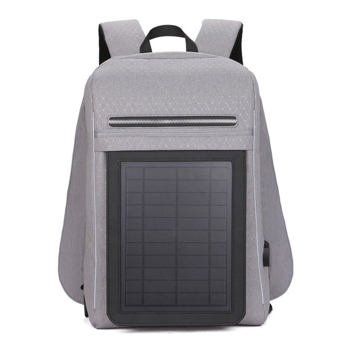 Solar Charging Backpack Men Businessmen laptop bag High-tec Back Packs Anti-theft Superior Pack Super cool different distinctive