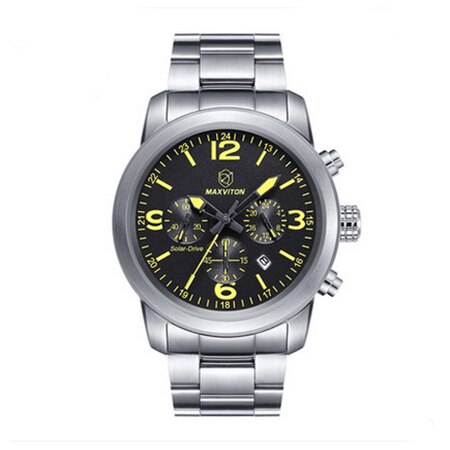 Fashion Sports Watches Special Forces Luminous 100Meters Waterproof Sapphire Glass Solar Movement Steel Men Wrist watch for male