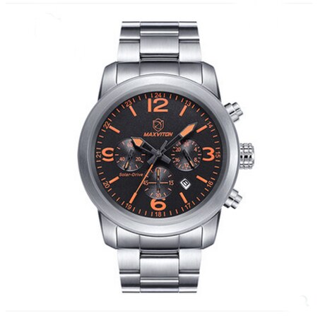 Fashion Sports Watches Special Forces Luminous 100Meters Waterproof Sapphire Glass Solar Movement Steel Men Wrist watch for male