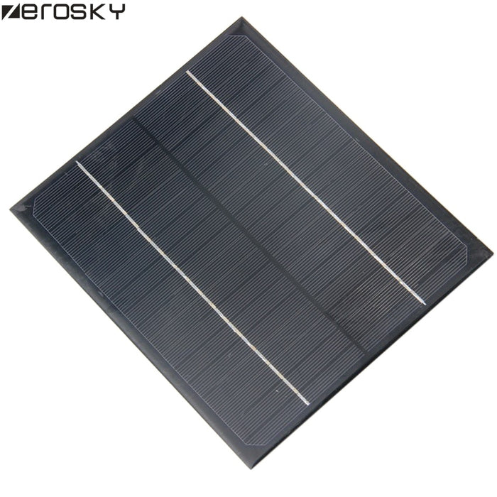 Zerosky 6W 18V 12V 6V Mini Solar Panel Monocrystalline Solar Cell DIY Solar Module Portable 170*200mm Hot