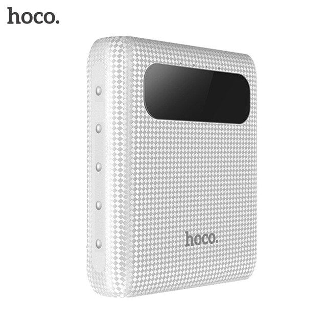 HOCO B29 10000mAh Domon Power Bank Universal External Battery Backup With Dual USB Ports for Mobile Phones