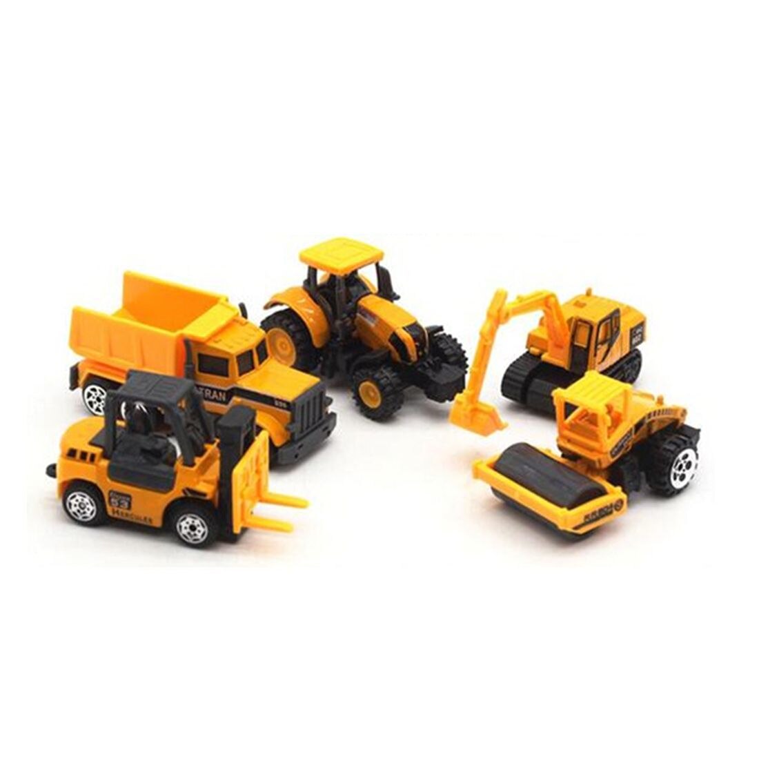 5 piece set truck model Hot 1:64 alloy car children's educational toy car Christmas birthday gift