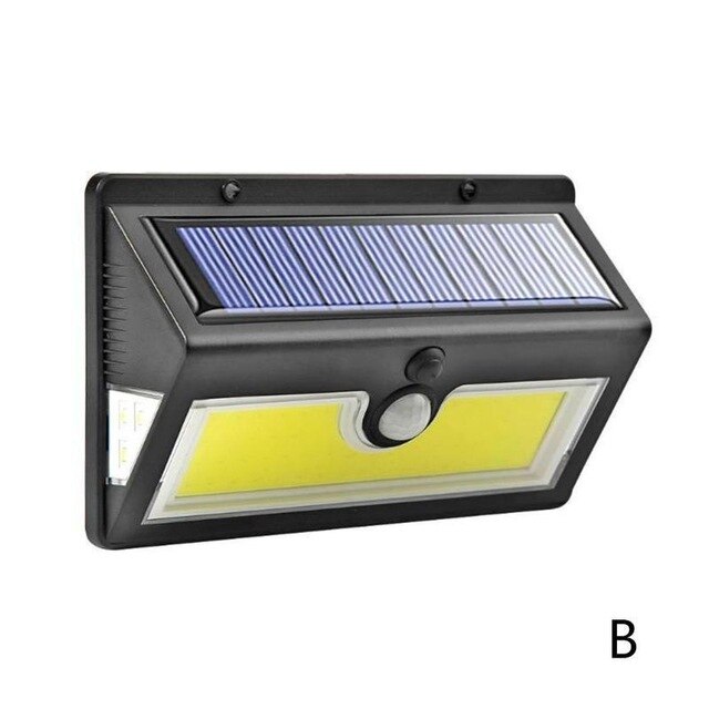 Solar Induction Wall Light Outdoors LED Solar Lamp 64 COB Emergency Light Outside Waterproof Wall Automatic Light Super Bright