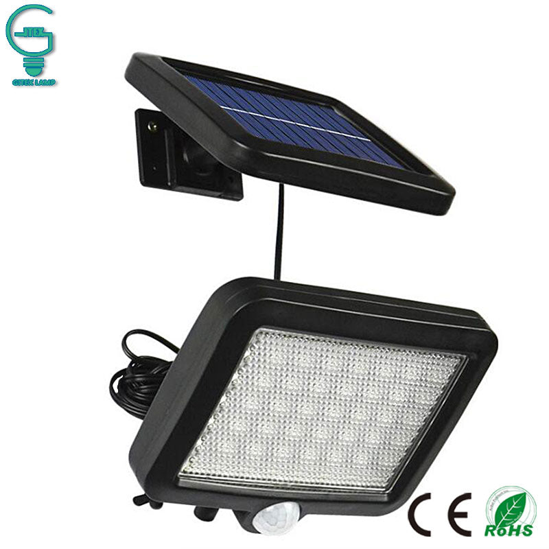 56 LED Outdoor Solar Wall Light PIR Motion Sensor Solar Lamp Waterproof Infrared Sensor Garden Light