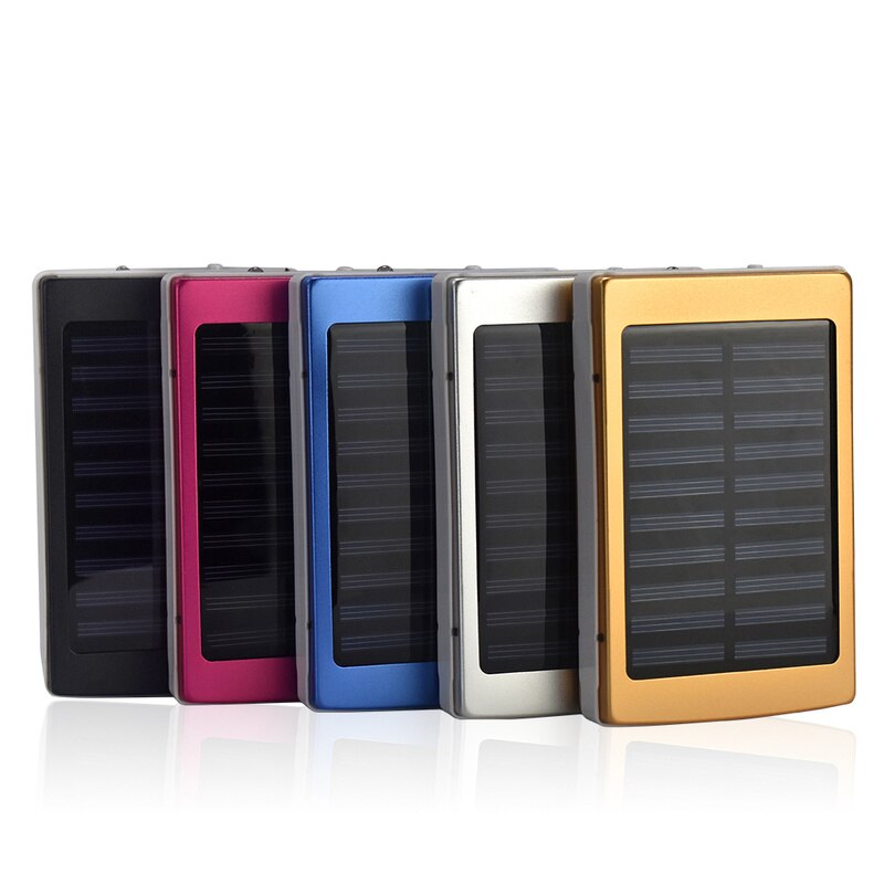 NEW power bank 20000mah Portable solar power bank bateria externa with LED portable charger for iphone x Samsung note 8 xiaomi