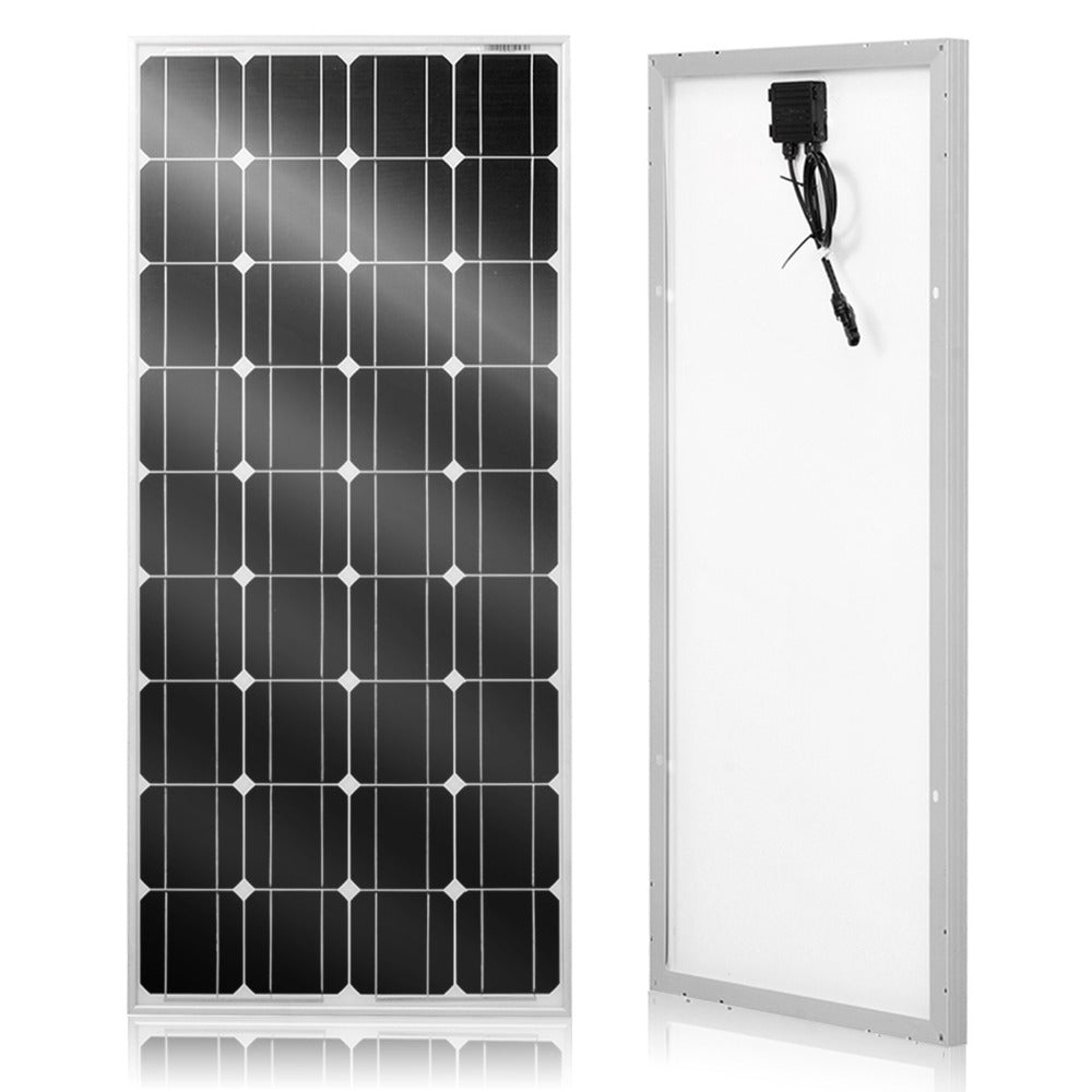 DOKIO Solar panel 100W 18V Glass solar Panels 200W 300W 400W panneau solaire Monocrystalline solar board  for home/RV 12V